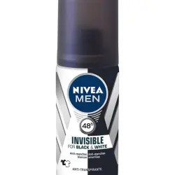 Nivea For Men Desodorante Spray Invisible B&W 35 ml