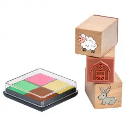 Sellos de Madera Animales Granja