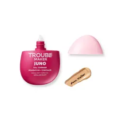 Trouble Maker - Base de maquillaje acabado mate Juno Full Coverage - Moon Walker