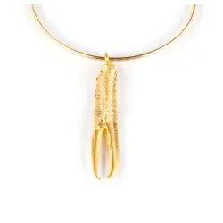 Tuent Elástico collar #oro brillo 1 u