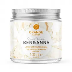 Ben & Anna - Pasta de dientes natural en crema con flúor - Orange