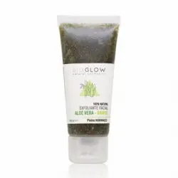 Bio Glow Bioglow Exfoliante Facial  de Aloe Vera y Bambú, 100 ml