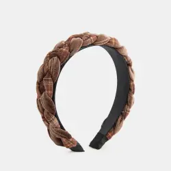 Diadema Trenzada Cuadros Another Love