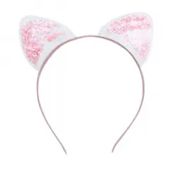 Little Princess Diadema Orejas Gatos Glitter