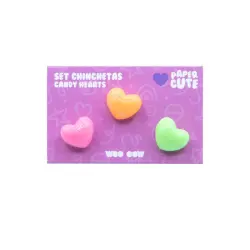 Set Chinchetas Hearts  Woo oow  Papelería