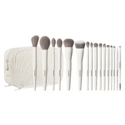 16-Piece Face & Eye Set de brochas