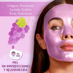 Mascarilla Facial Hidrogel Antioxidante Uva 31 gr