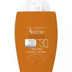 Avène - Protector Solar Facial Solar Ultra Mat Aqua Fluido SPF30, 50 Ml