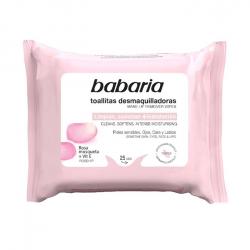 Babaria - Toallitas desmaquillantes - Rosa mosqueta
