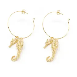 Blava pendientes #oro brillo 1 u