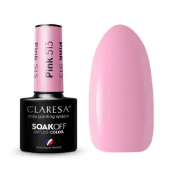 Claresa - Esmalte semipermanente Soak off - 513: Pink