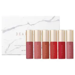 Dear Dahlia - Colección Paradise Dream Velvet Lip Mousse Red Sets 6 ml 1 Pieza