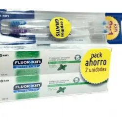 Kin Fluorkin Dentífrico Anticaries 125 ml + 2 Cepillos