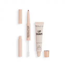 Revolution - Set de labios Lip Shape - Chauffeur Nude