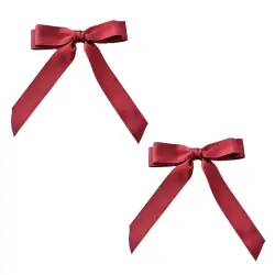 Soho - Pinzas Para El Pelo Con Lazo Emma Pinzas y horquillas 2 pieces Rojo oscuro unisex