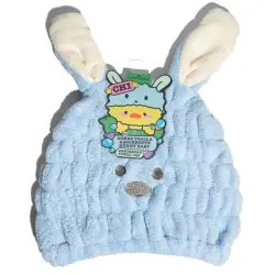 Gorro Toalla Absorbente Bunny