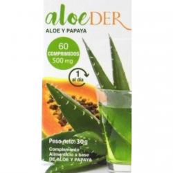 Aloeder - 60 Comprimidos Aloe Y Papaya
