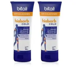 Hialsorb Cold crema para el dolor muscular pack 2 x 100 ml