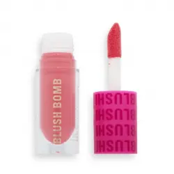 Revolution - Colorete líquido Blush Bomb - Savage Coral