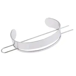 SOHO Anillo de Pelo y Pasador - Negro Pinza de pelo SOHO Hair Cuff Ring y Pasador para el Cabello - Plata