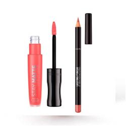 Stay Matte Lipstick + Lipliner Lasting Finish 600