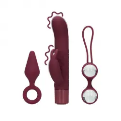 ¡44% DTO! Loveline by Shots (S)Explore Kit de s para Ella Dark Cherry 134 gr