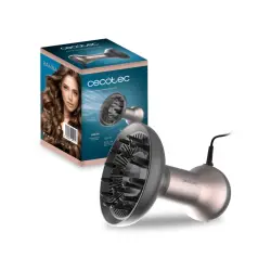 Cecotec - Secador difusor Bamba IoniCare MagiCurls - Gris