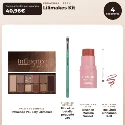 CORAZONA - Pack Lilimakes - Influence Vol. 3 + Cinnamon Roll + Marsala Sunset + Pincel 230