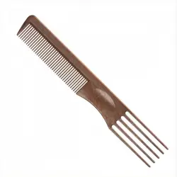 Eurostil - Peine Ahuecado Madera 5 Púas Peines 1 pieces female