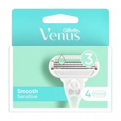 Gillette - Recambios Para Maquinilla Depilatoria Smooth Sensitive Venus