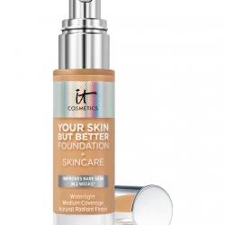 IT Cosmetics - Base De Maquillaje Cobertura Media Your Skin But Better Foundation + Skincare