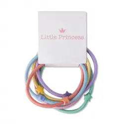 Little Princess Set 6 Gomas Pastel Estrella