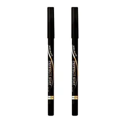 Max Factor Perfec Stay Long Lasting Kajal 93 Delineador Ojos + Eyeliner Negro Regalo