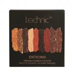 Technic Cosmetics - Paleta de sombras Pressed Pigments - Enticing