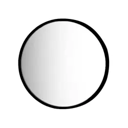 UNIQ - Espejo Cosmético - Aumento 10x Y Ventosa Espejos 1 pieces Negro