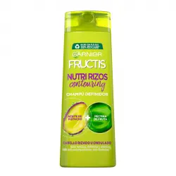 Garnier - Champú Fructis Fortificante Nutri Rizos - Cabello rizado y ondulado 300ml