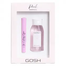 Gosh - Set de máscara de pestañas y desmaquillante Pink Essentials