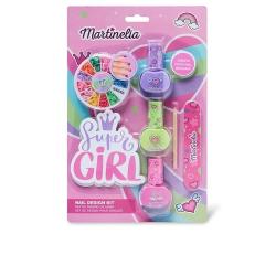 MARTINELIA Super Girl Nail Design Kit 1 und Set de Manicura Infantil