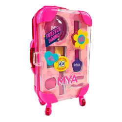 Mya Cosmetics Maletin Troley Make Up 1 und Set maquillaje infantil