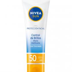 NIVEA - Potección Facial Control Brillos Efecto Matificante SPF 50 Sun
