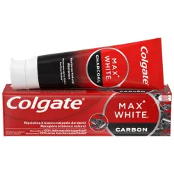 Pasta de Dientes Blanqueadora Max White Carbón Activado 75 ml