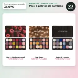 Revolution - Pack 3 paletas de sombras Forever Flawless