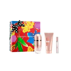 Set 212 Vip Rosé Eau de Parfum 80 ml + Mini 10 ml + Body Lotion 100 ml