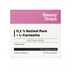 0,1% Retinol Puro + L-Carnosina Crema antiedad 50 ml