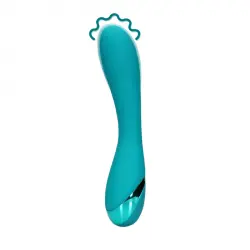 ¡41% DTO! Smooth Silicone G-Spot Vibrator Teal Blue