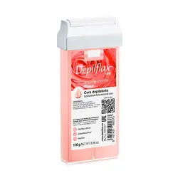 Depilflax - Recambio cera tibia piel sensible roll-on - Rosa