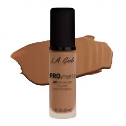 L.A. Girl - Base de Maquillaje Fluida PRO Matte - GLM681: Caramel