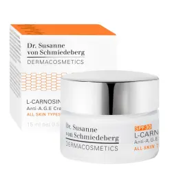 L-Carnosine Anti-A.G.E. Cream SPF 30 Crema facial 15 ml - Travel Size