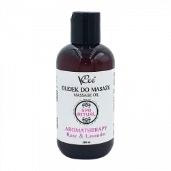 Luxury Aceite de Masajes de Aromaterapia Rosa - Lavanda 200 ml