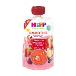 Pouches Smoothies Fresa/Plátano/Manzana 100% Fruta BIO 120 ml